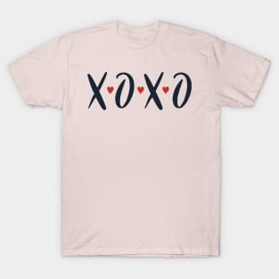 XOXO | Kiss Heart Love Heart Kiss Heart Love | 2021 Valentines Best Gift T-Shirt